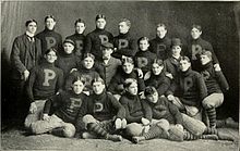 Portrait of 1899 Purdue football team