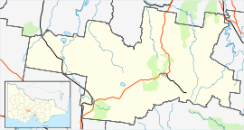 Franklinford is located in Shire of Hepburn