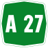 Autostrada A27 shield}}
