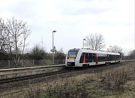 Bahnsteig im Jahr 2023