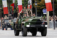 VLRA de l'État-major de force n° 1 au défilé du 14 juillet 2014 sur les Champs-Élysées à Paris.