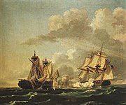 1812年10月の軍艦 United States と　Macedonianの海戦 (1813)