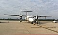 Dash 8-400 de SA Express sur le tarmac de l'aéroport de Port Elizabeth