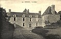 Bréhand ː le manoir du Chêne vers 1925 (carte postale).