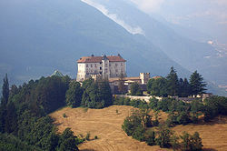 Vue du château Thun.