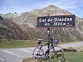 Ancien panneau du col du Glandon