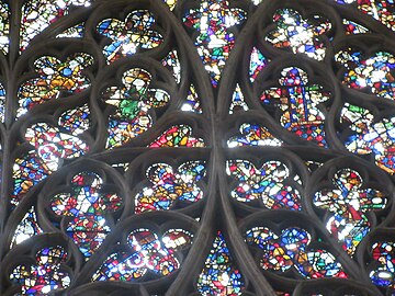 Detail of the Bishops's Eye window