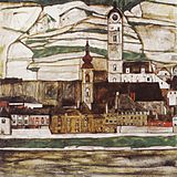 Stein an der Donau (Tuna Üzerinde Kaya) II, 1913