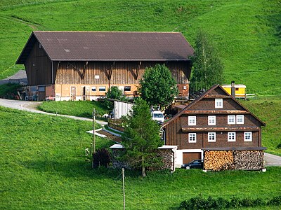 Швейцарський фермерський будинок