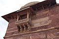 Rajasthani style chattris in the faux window. A typical example of medieval period Hindu architecture