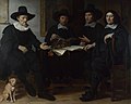 Four officers of the Amsterdam Coopers and wine-rackers Guild by Gerbrand Jansz van den Eeckhout, c. 1660