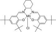 Jacobsen's catalyst is derived from a chiral salen ligand.