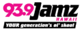 Previous 93.9 Jamz logo, 2010-2015
