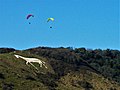 Image 107Paragliders over the Litlington White Horse (from Portal:East Sussex/Selected pictures)