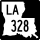Louisiana Highway 328 marker