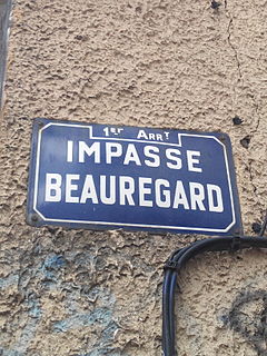 Street sign in the 1st arrondissement