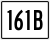 State Route 161B marker