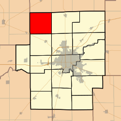 Location in Macon County