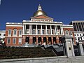 Massachusetts State House, a Registered National Historic Monument on Beacon Hill