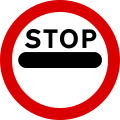 Prohibition of passing without stopping