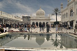 The Shrine of Meher Ali Shah was completed immediately before construction began on the future capital city just east of the shrine