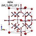 ([NF4]+)2[NF6]−F− I4/m structure