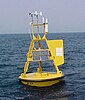 A discus weather buoy