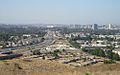 California State Route 87 and downtown San Jose