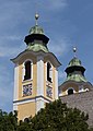 Sankt Johann in Tirol, churchtower (die Katholische Pfarrkirche Mariä Himmelfahrt)