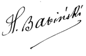 signature de Henri Babinski