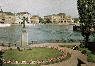 Solsångaren 1937 innan Strömbron fanns