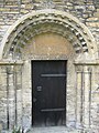 The Norman door of the church