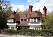 Cottages at Stowford, near Crewe. W. E. Nesfield, 1865[12]