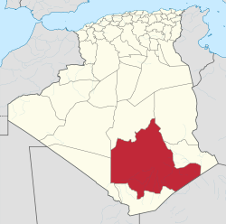 アルジェリア国内の位置
