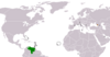 Location map for Abkhazia and Venezuela.