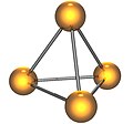 白リンの結晶構造