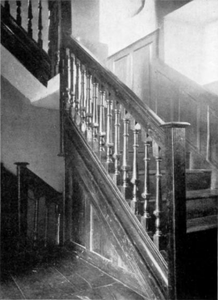 Staircase, reassembled during 18th-century renovations.[3]