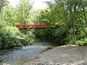 Passerelle au-dessus du Gers.