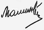 Signature de Rodion Iakovlevitch Malinovski