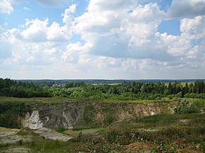 Карьер у деревни Лопино