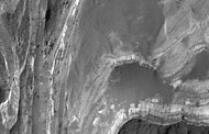 Close view of layers, as seen by HiRISE under HiWish program