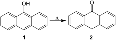 Synthese von Anthron