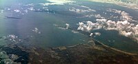 Baie de Quiberon vue du ciel.