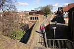 Part of City Wall from St Martin's Gate (not included) to Morgan's Mount