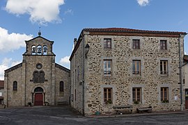 Town hall and church