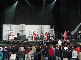 Datarock performing at Virgin Festival Ontario day 2 2009