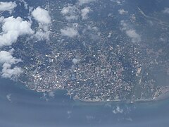 Dumaguete City from air