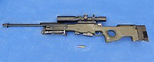 Accuracy International Arctic Warfare sniper rifle used by GIGN