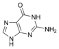 Estructura química de guanina