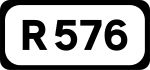 R576 road shield}}